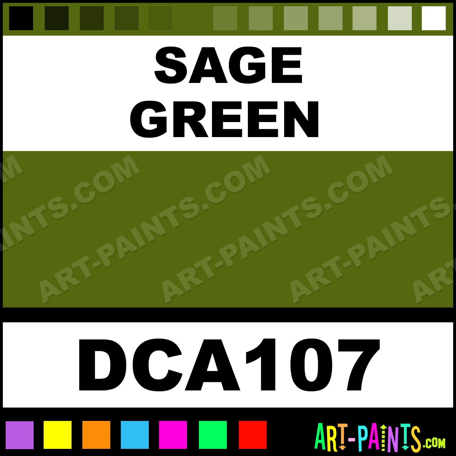 Sage Green Crafters丙亚搏开户网址烯酸漆 Dca107 Sage Green漆 Sage Green色 装饰工艺漆 e Art Paints Comyabo Com